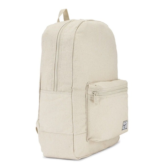 New Herschel Supply Co 100% Enzyme Washed Cotton Casual Daypack Natural Beige - Picture 2 of 5